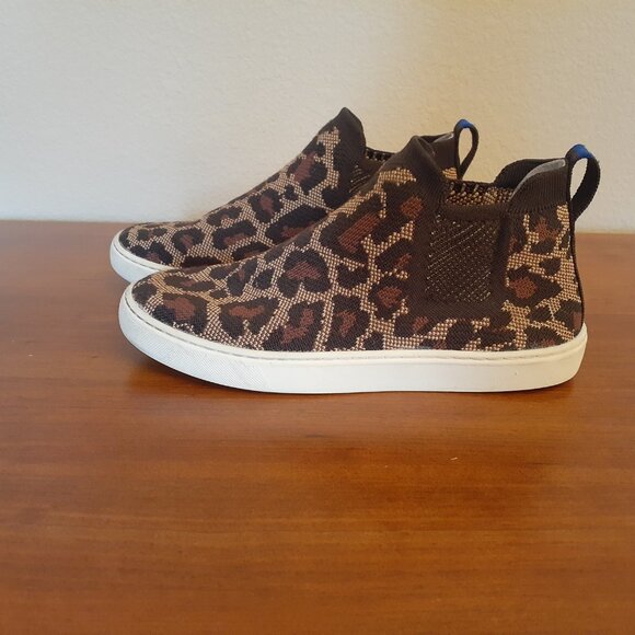 Rothy's Cheetah Print High Top Sneakers - Picture 4 of 15